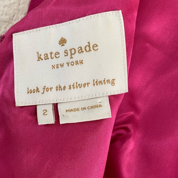 Kate Spade Pink Sleeveless Dress Pink Size 2 - Picture 7 of 7